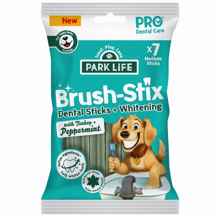 Park Life Brush Stix Dental Sticks + Whitening - Valuepet.ie