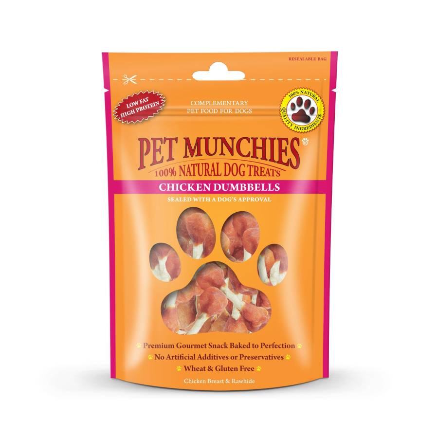 pet munchies chicken dumbells