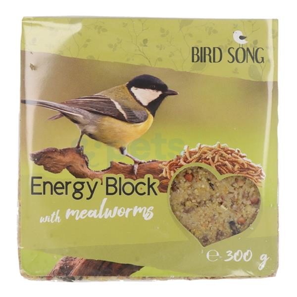 Wild bird Suet Energy Block with Mealworm - Valuepet.ie