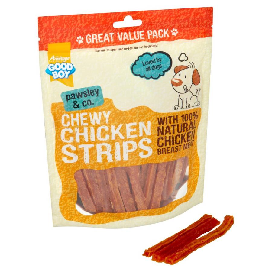 good boy chewy chicken strips dog treats