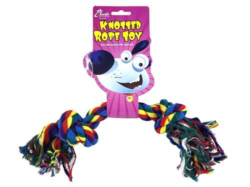 30cm knotted rope toy