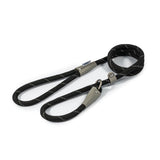 Ancol Viva Reflective Rope Slip Lead, Black