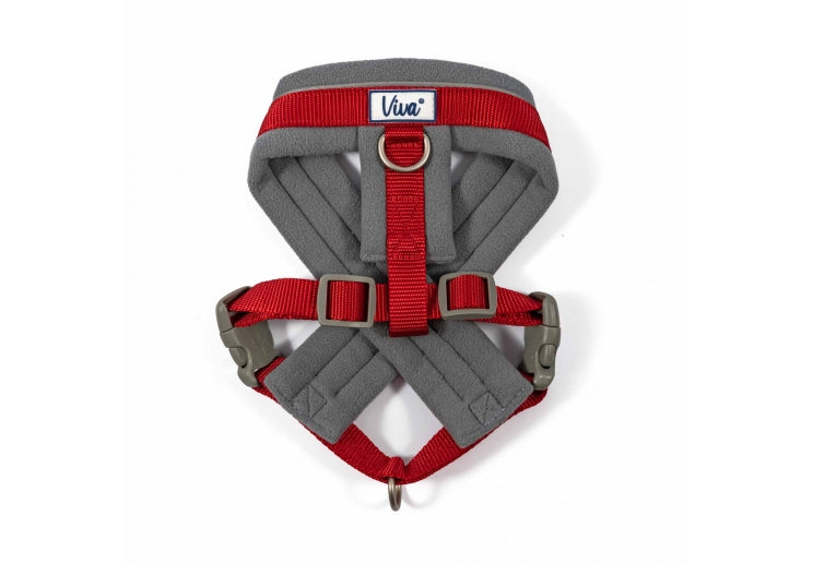 Ancol Viva Padded Harness Red