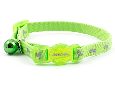 HI-Vis Safety Green Kitten Collar - Valuepet.ie