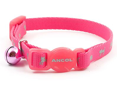 HI-Vis Safety Pink Kitten Collar - Valuepet.ie