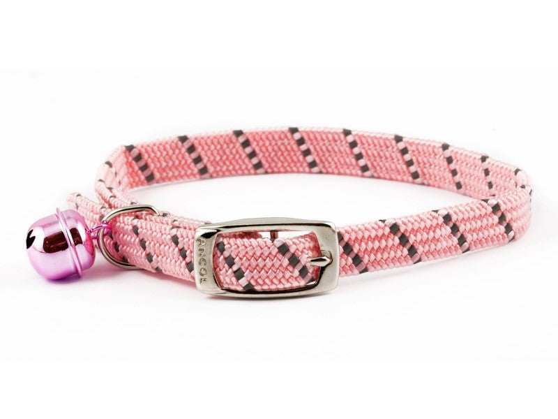 Reflective Softweave Pink Cat Collar - Valuepet.ie