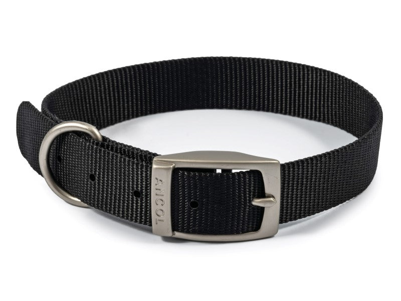 VIVA NYLON COLLAR BLACK 18" S4