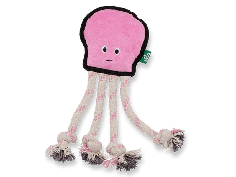 Beco Recycled Rough Tough Octopus toy - Valuepet.ie