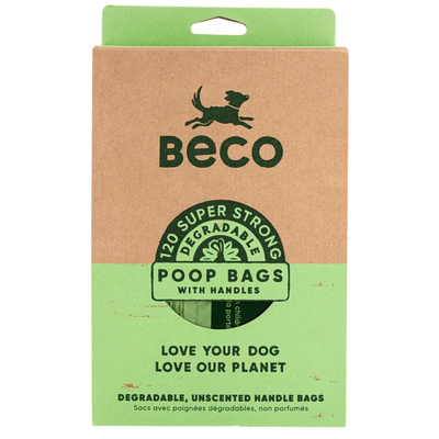 Degradable dog poop bags