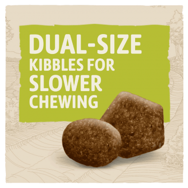 BETA dual sized kibbles