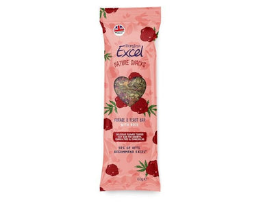 Burgess Excel Forage and Feast Bar rose 60g - Valuepet.ie