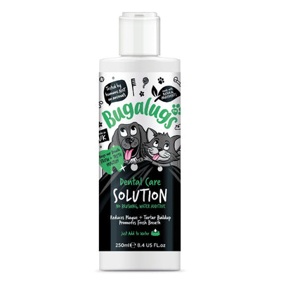 Bugalugs Dental Care Solution Water Additive for Dogs and Cats 250ml