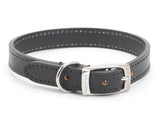 Heritage Leather Collar Black (20-26cm Size 1)