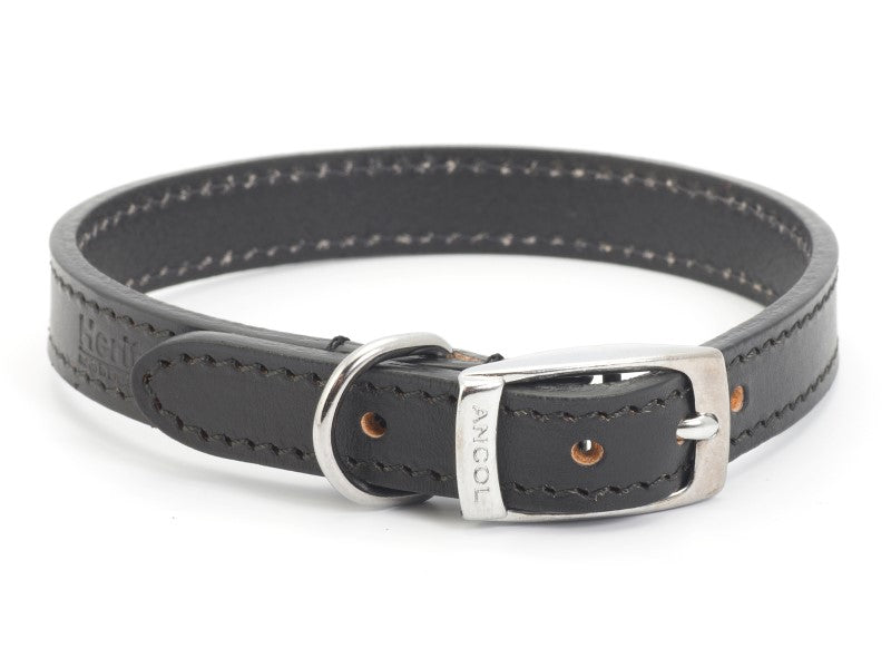 SEWN LINED COLLAR BLACK 14" S2