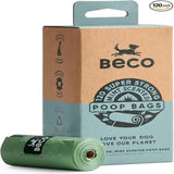Beco Mint Scented Poo Bags with Handles – 120pcs