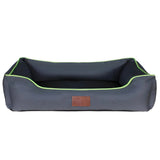 Beddies Waterproof Dog Lounger – Charcoal/Lime