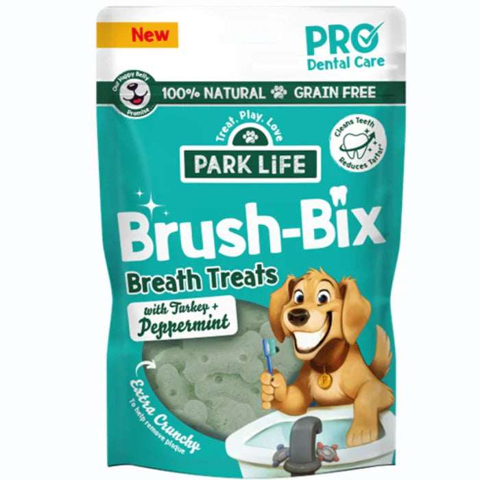 Park Life Brush Bix Breath Treats with Peppermint - Valuepet.ie