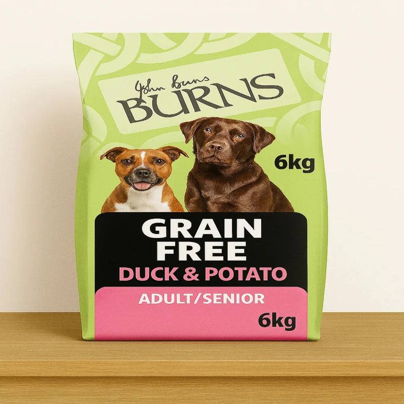 Grain-free duck dog food