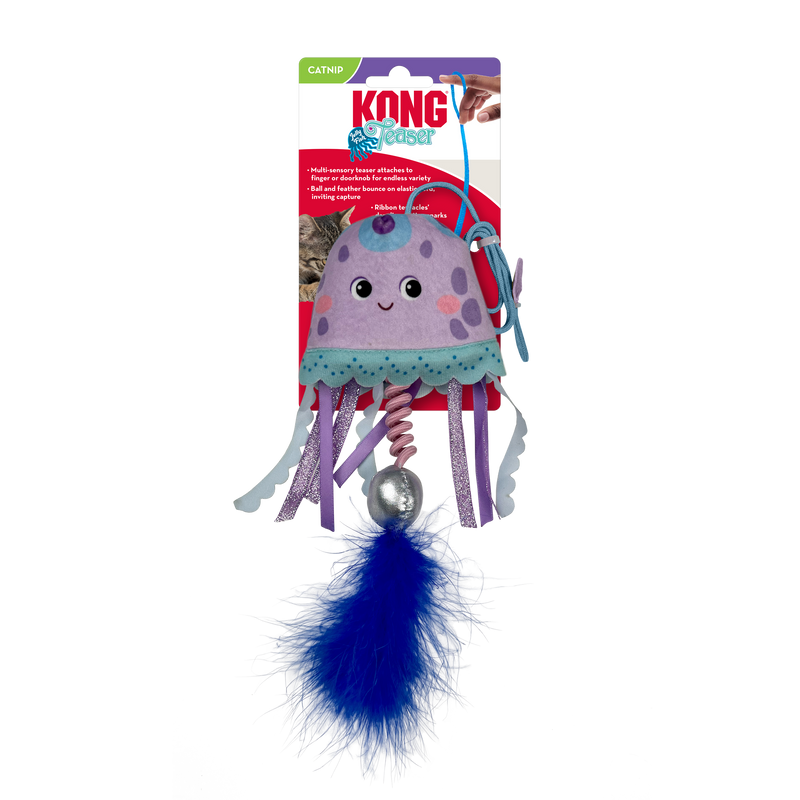 KONG Teaser Jellyfish Assorted - Valuepet.ie
