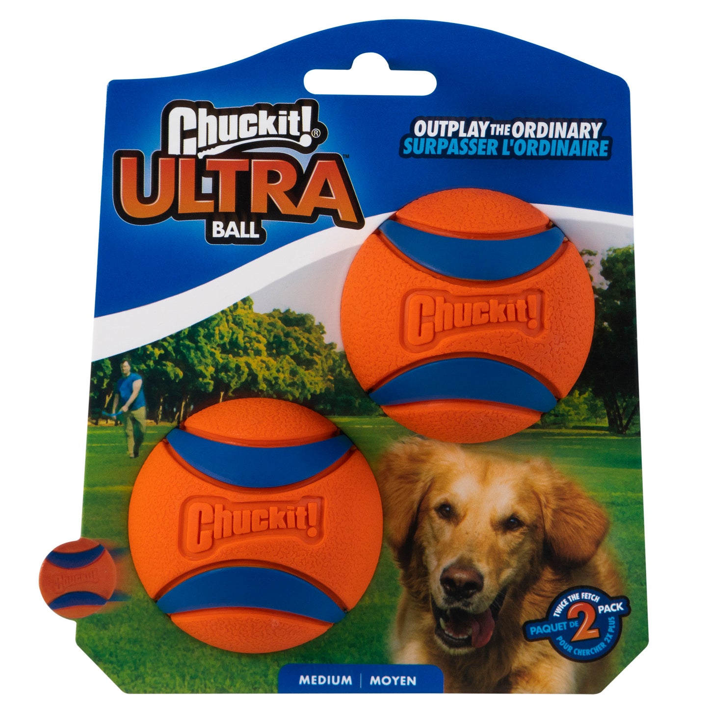 Chuckit! Ultra Ball Twin Pack for Dogs