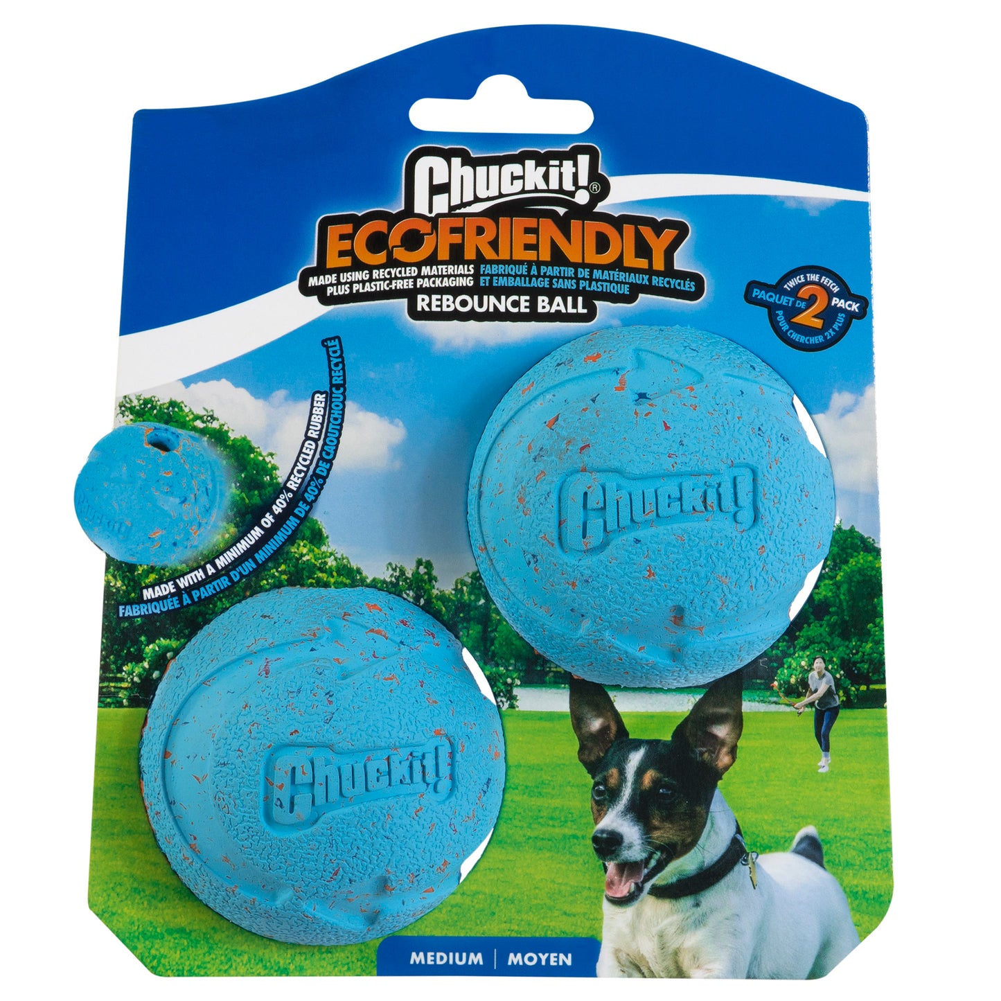 Chuckit! EcoFriendly Dog Ball Twin Pack