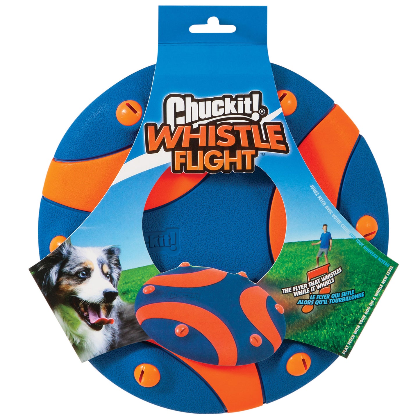 Chuckit! Whistle Flight Interactive Flying Disc for Dogs