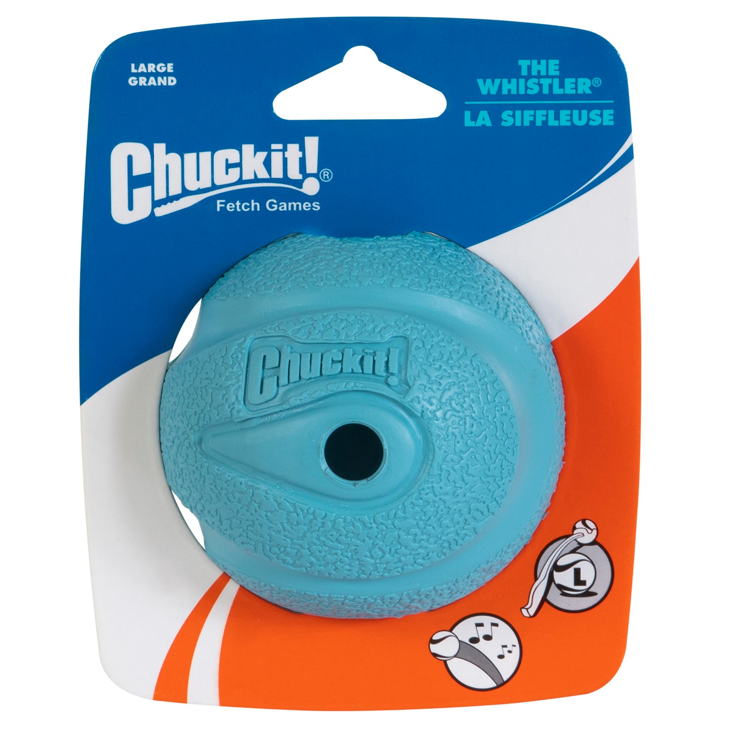 Chuckit! Whistle Fetch Ball Interactive Dog Toy