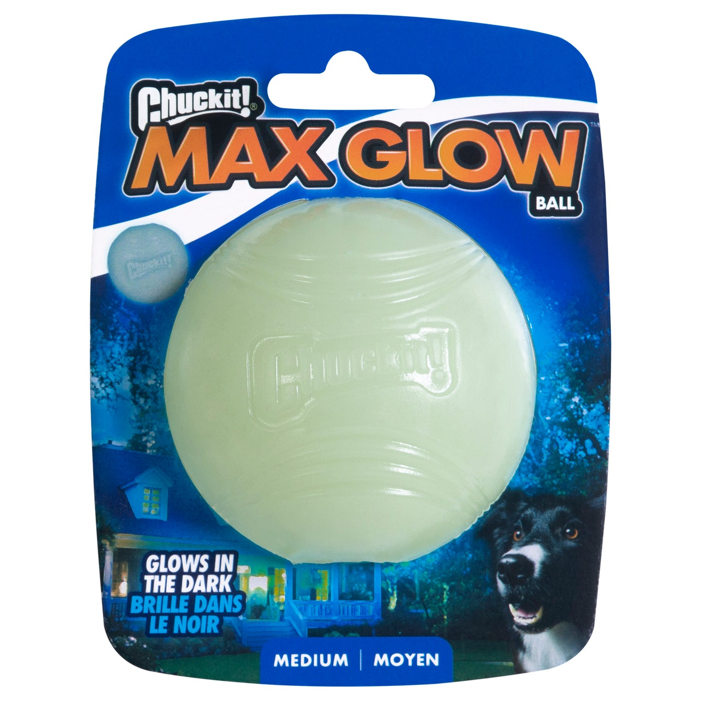 Chuckit! Max Glow Medium Ball for Dogs