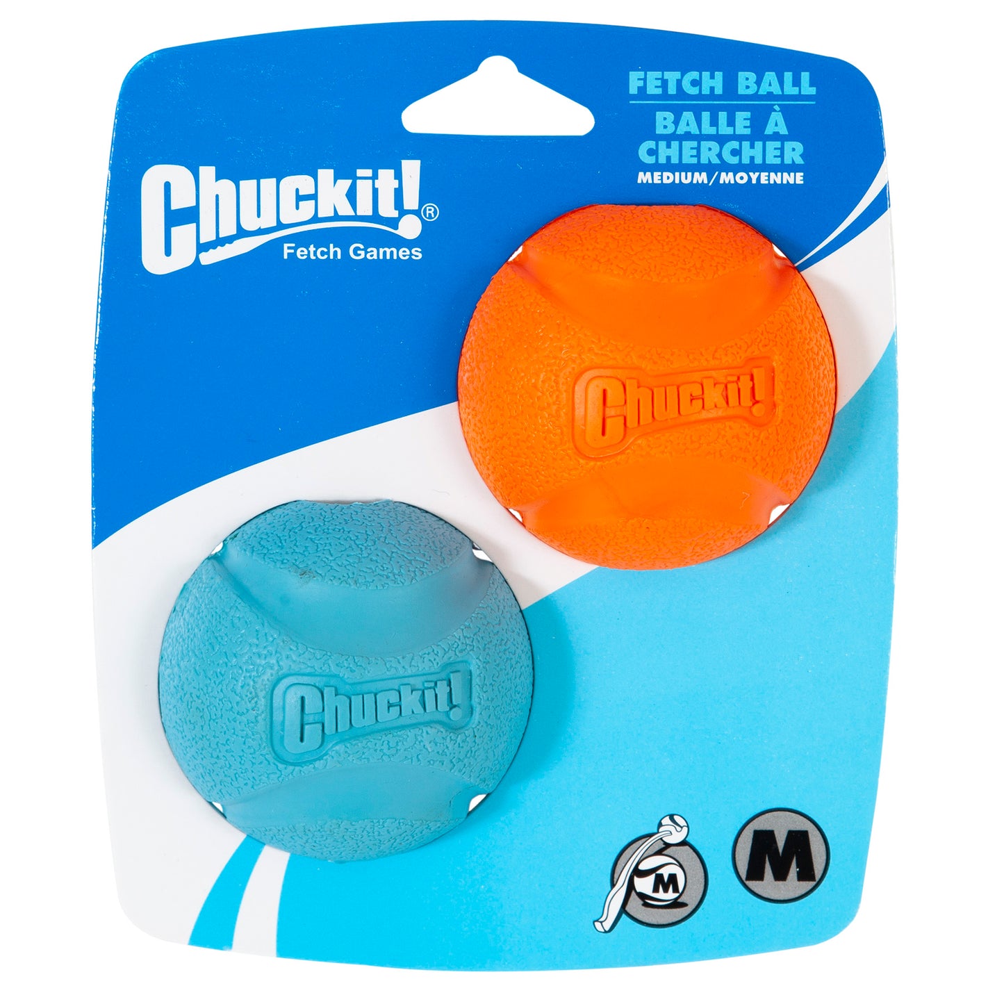 Chuckit! Fetch Ball Medium 2 Pack for Dogs