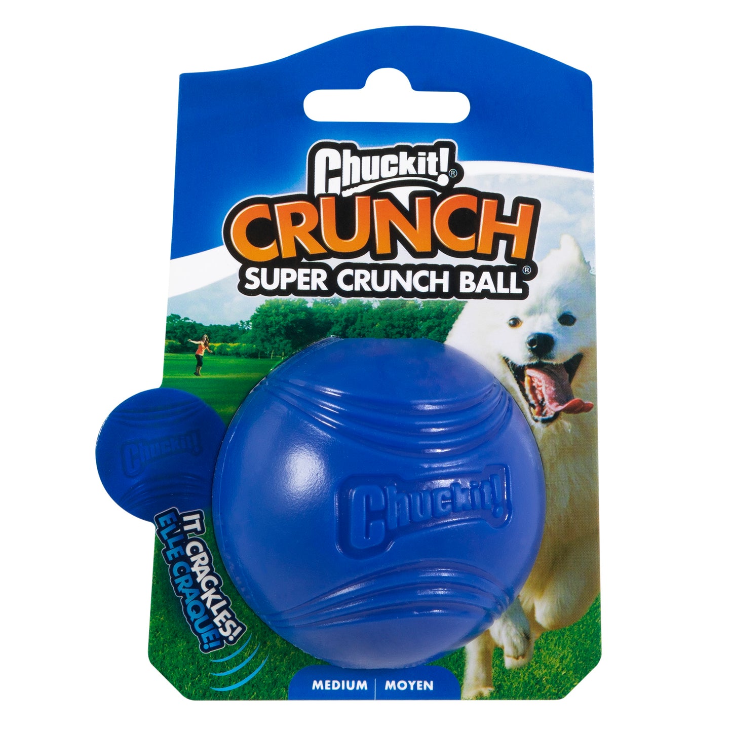 Chuckit! Medium Crunch Super Crunch Ball Dog Toy