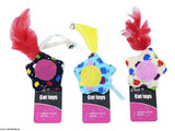 Cat Toy Corduroy Flower 5cm