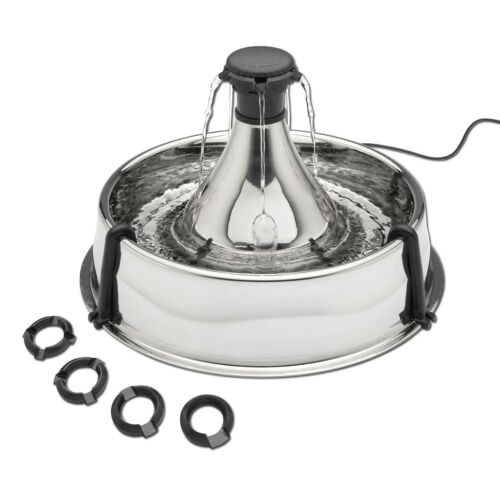 DRINKWELL STAINLESS STEEL PET WATER FOUNTAIN