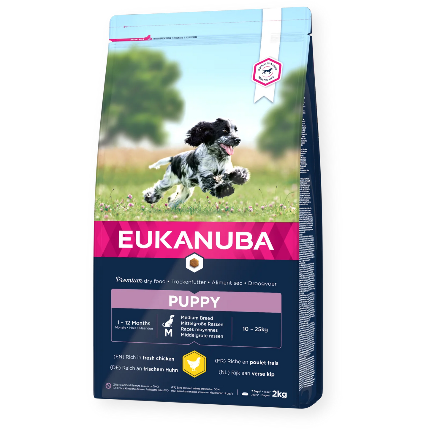 Eukanuba Puppy Medium Breed Chicken Dog Food 2kg - PetWorld