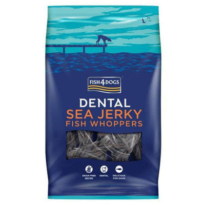 Fish 4 Dogs Dental Sea Jerky Fish Whoppers 500g - Valuepet.ie