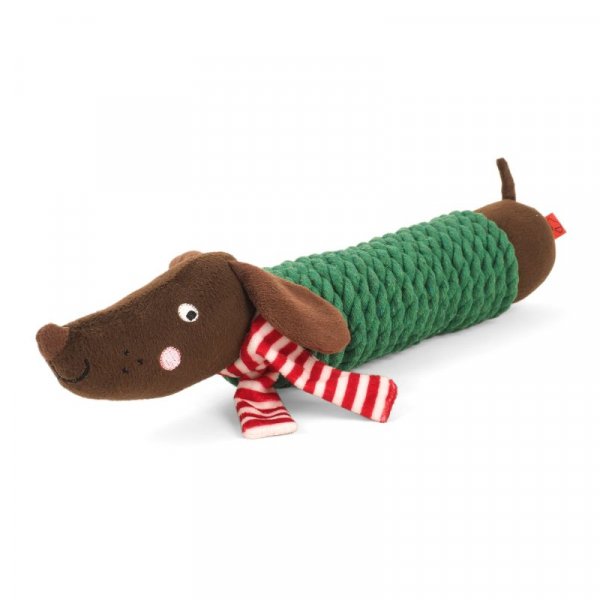 Festive Frankie Sausage TuffRope Playpal - PetWorld