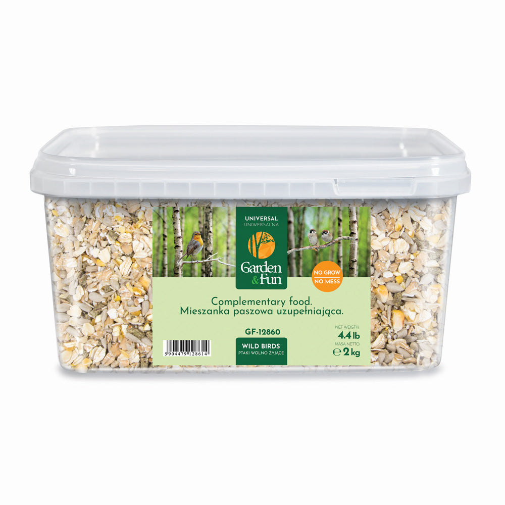 Wild Bird No Grow No Mess 2kg Bucket - Valuepet.ie