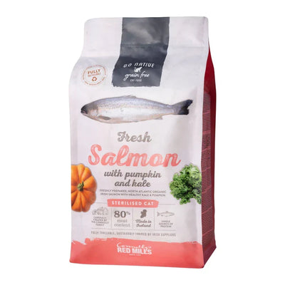 Go Native Salmon with Pumpkin & Kale Sterilised Cat Food
