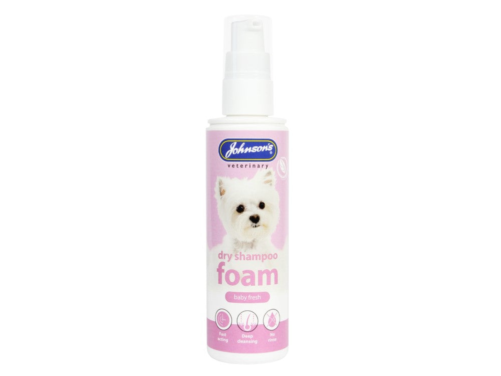 Johnsons Dry Foam Shampoo Baby Fresh 150ml - Valuepet.ie