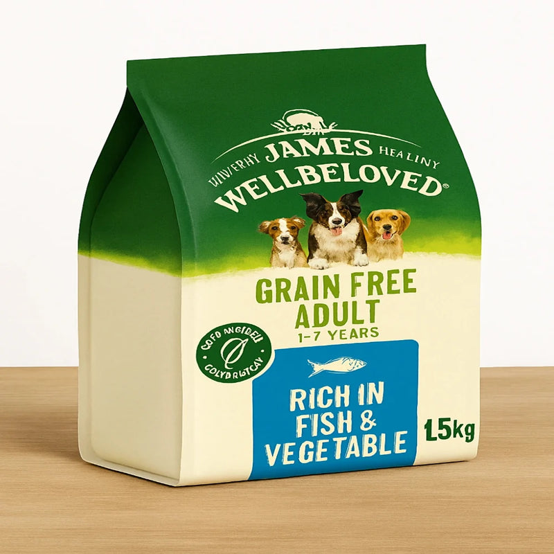 Grain-free fish dog food