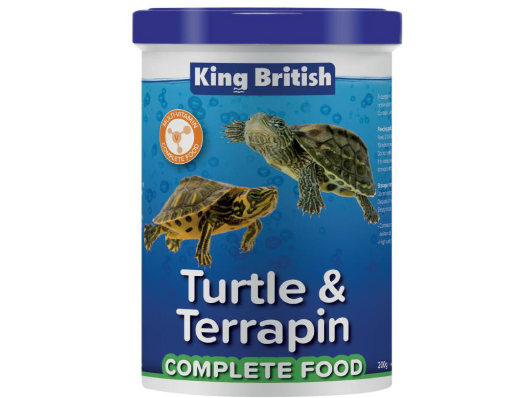 King British Turtle & Terrapin Food 200g - Valuepet.ie
