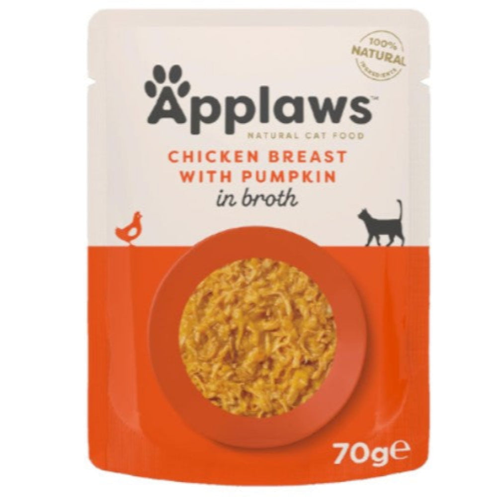 Applaws Pouch Chicken & Pumpkin 70g Cat - Valuepet.ie