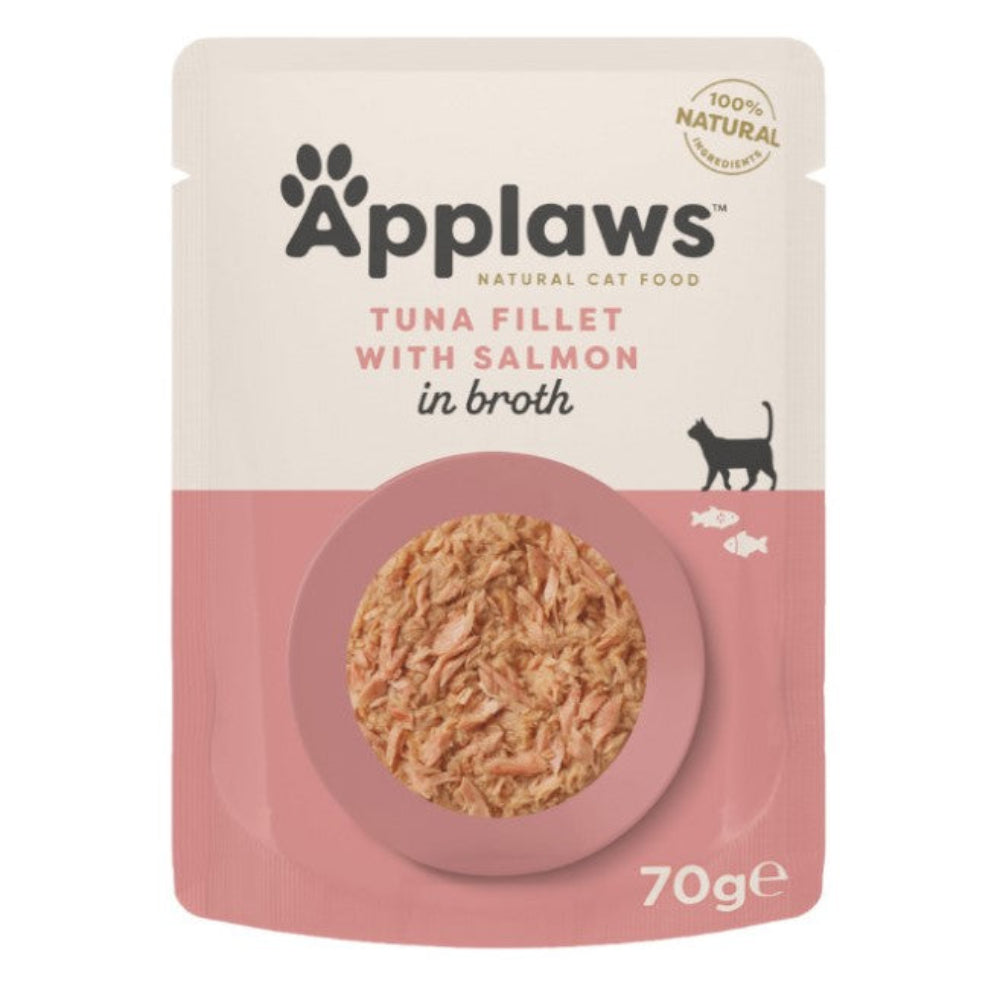 Applaws Pouch Tuna Fillet & salmon 70g - Valuepet.ie