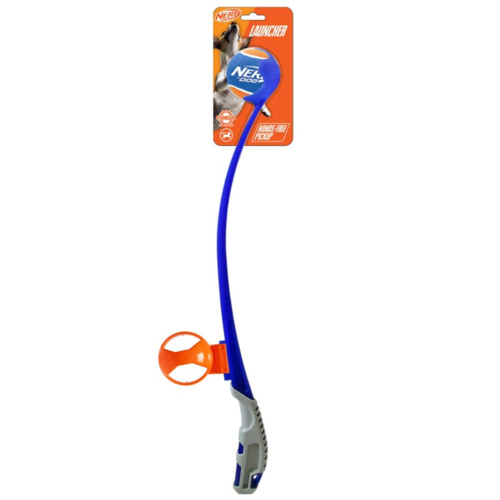 Nerf Ball Launcher With Ball Clip 25" - Valuepet.ie