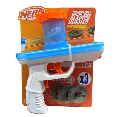 Nerf Cat Catnip Foam Disc Blaster - Valuepet.ie
