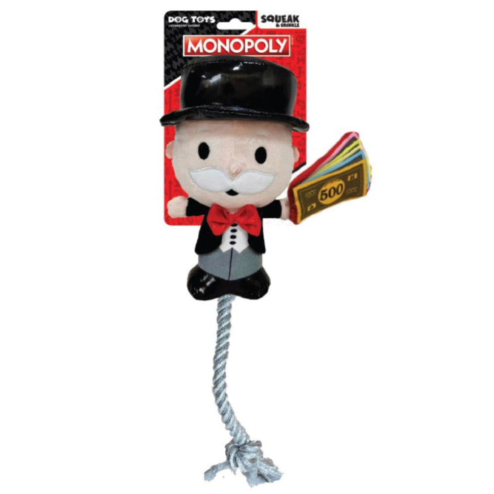 Hasbro Mr Monopoly Squeak & Crinkle 8" - Valuepet.ie
