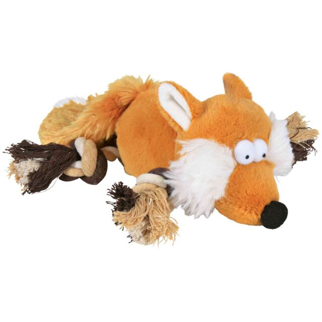 Trixie Fox with rope Plush Dog Toy 34cm