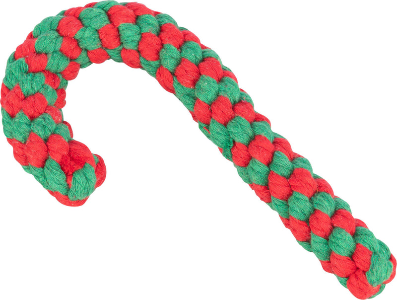 Christmas Candy Cane Rope Toy - Valuepet.ie