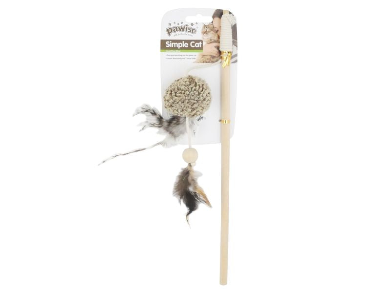 Pawise Simple Cat Ball Teaser - Valuepet.ie
