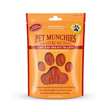 Pet Munchies Chicken Breast Fillets 100g - Valuepet.ie