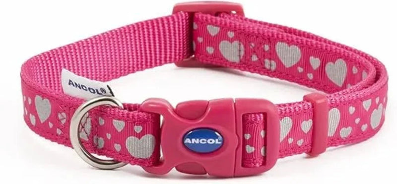 Pink Reflective HTS Adjustable Collar S2-